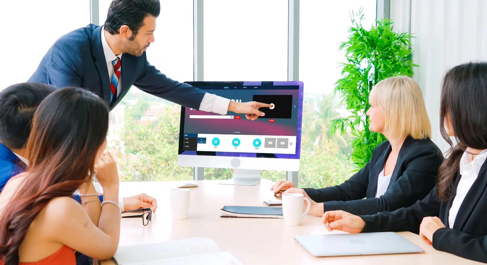Website design software provide modish template online retail business